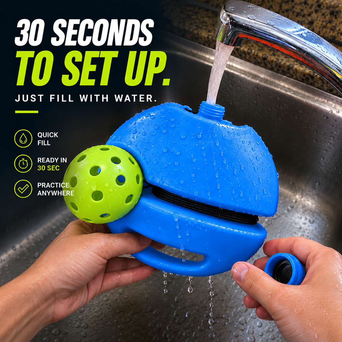 ZorvaPick™ Pickleball Rebound Trainer 2.0