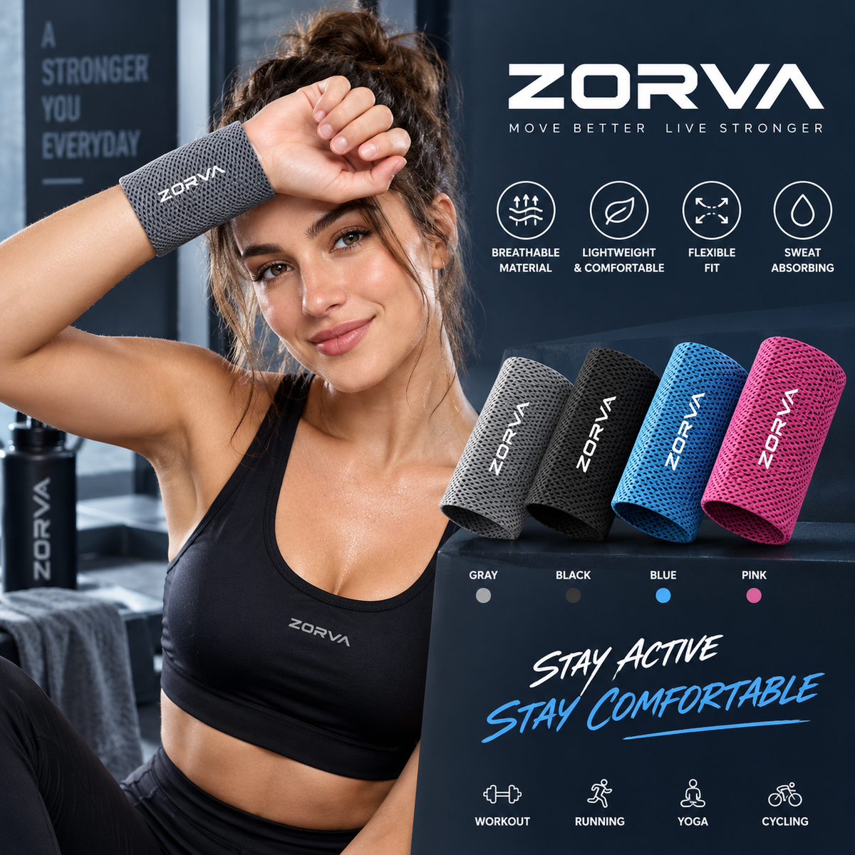 ZORVA™ Cooling Performance Wristband