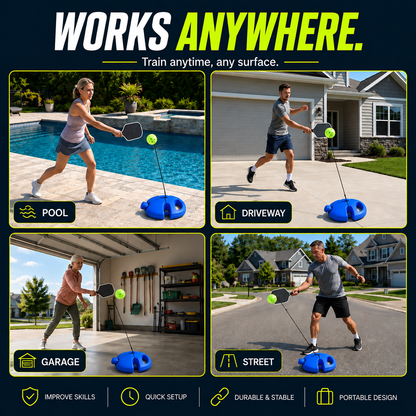 ZorvaPick™ Pickleball Rebound Trainer